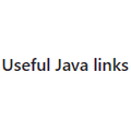 Useful Java links