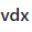 vdx