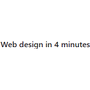 Web design in 4 minutes