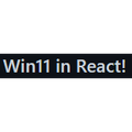 Win11 in React