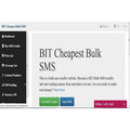 BIT Free Bulk SMS Website Source Code