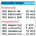 Haltestellen Widget