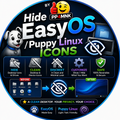 Hide EasyOS / Puppy Linux ICONS