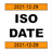 ISO date header footer LibreOffice Calc