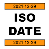 ISO date header footer OpenOffice Calc