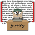 justify