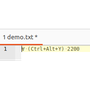 query unicode in scite