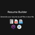 Resume Builder