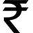 Indian Rupee Font