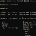 Subtitles Converter