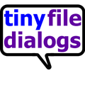 tiny file dialogs (cross-platform C C++)
