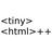 TinyHTML++