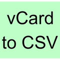 vCard-to-CSV