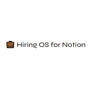 Hiring OS for Notion