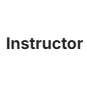 Instructor