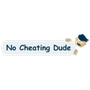 No Cheating Dude