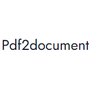 PDF2Document Reviews