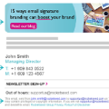 Create business signatures with our email signature generator Icon