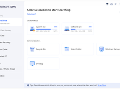 The main interface 