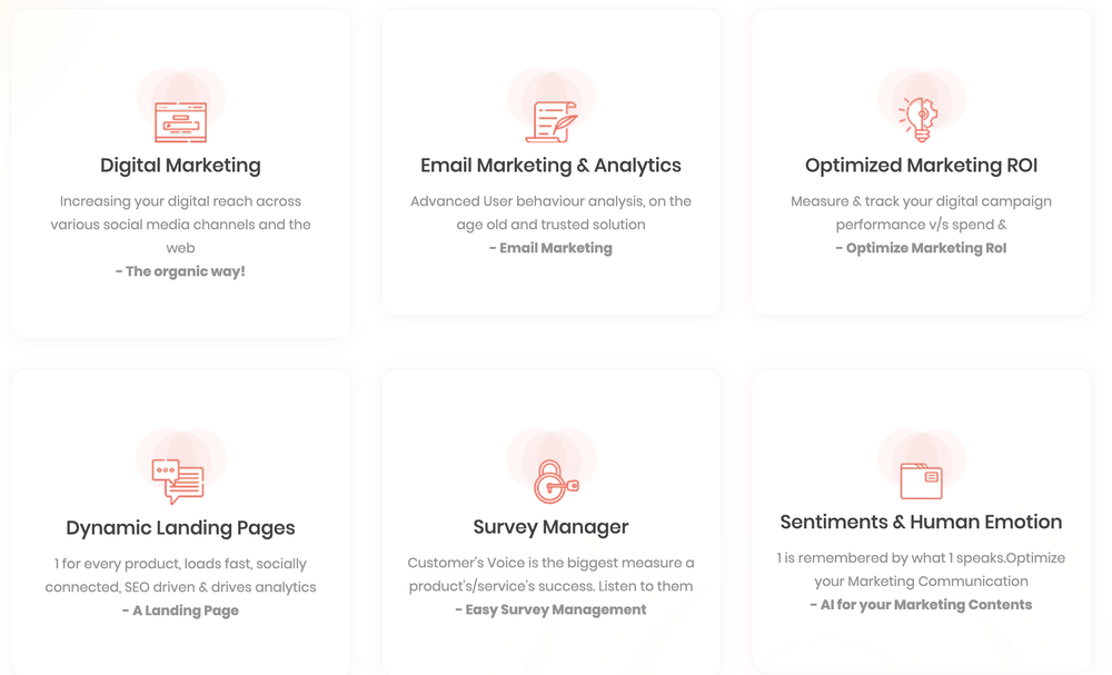 A Landing Page Screenshot 1
