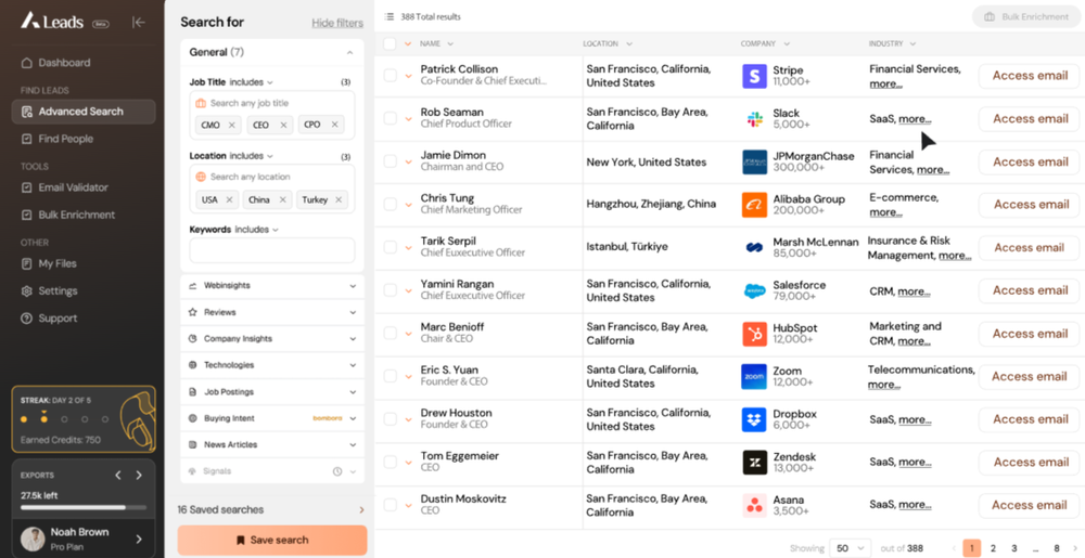 A-Leads Screenshot 1