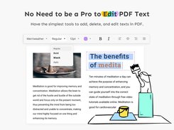 Edit text in PDF