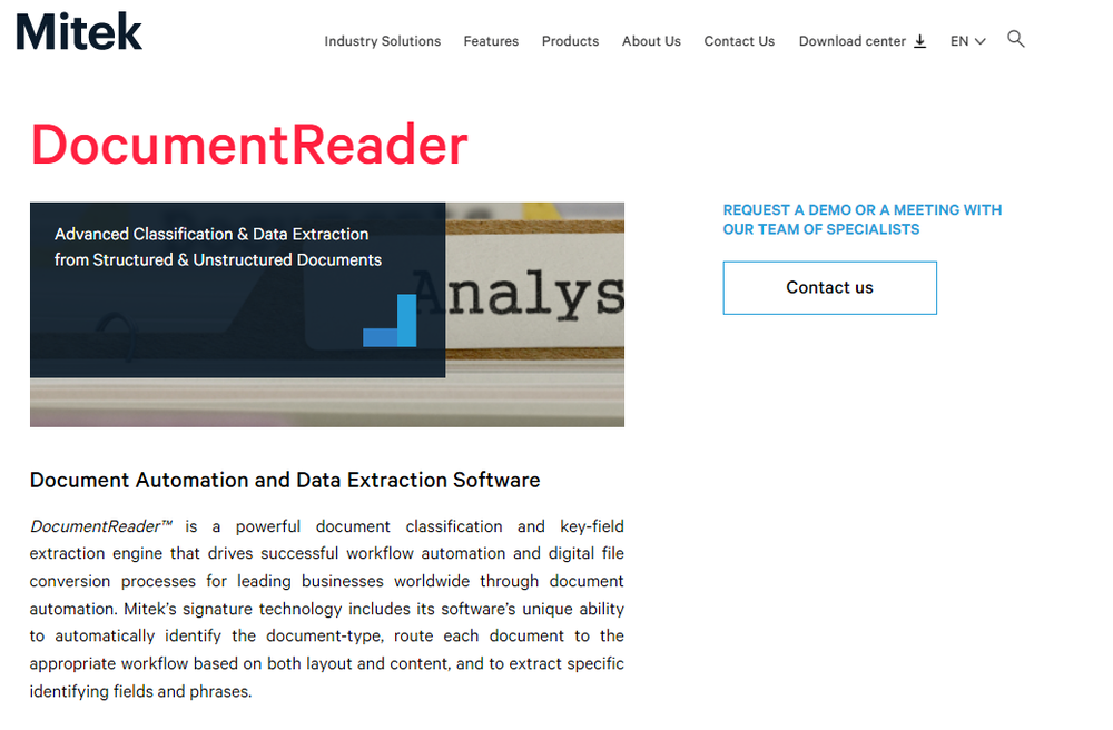 a2ia DocumentReader Screenshot 1