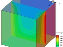 Solution at 50000 time step