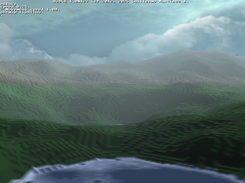 Heightmap example. Heightmap created with engine tool.