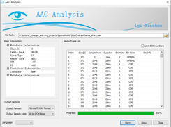 AAC Stream Analysis Screenshot 1
