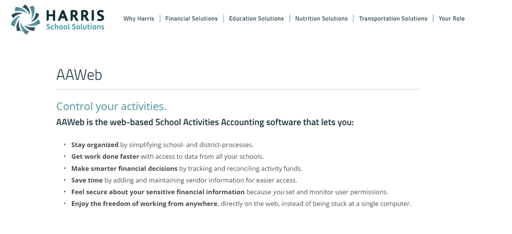 AAWeb Screenshot 1