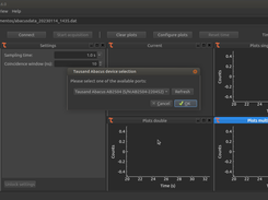 Device selection in Abacus software
