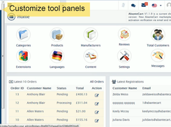 AbanteCart-Dashboard