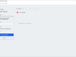Easily convert PDFs into Word documents.