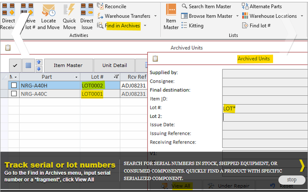 ABC Inventory Screenshot 1