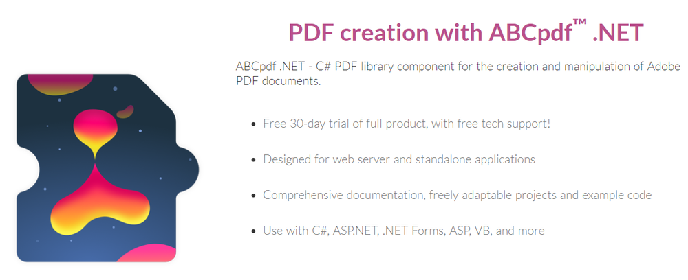 ABCpdf .NET Screenshot 1