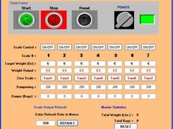 HMI Built Using DF1 Comm Control