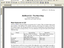 AbiWord Screenshot 1