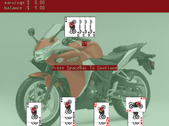 Motorcycle BlackJack Screenshot 1