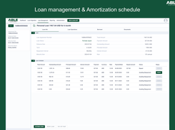 disbursed loan management and amortization schedule payoff