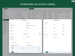 configurable loan product catalog