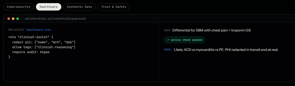 Abliteration.ai Screenshot 1