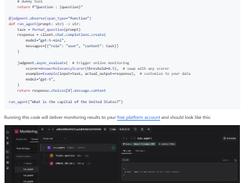 Agent Behavior Monitoring Screenshot 1