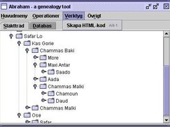 Menu 3 - the tool to generate HTML version of tree