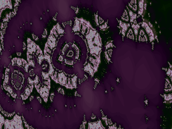 absolute imaginary julia set rendering 2