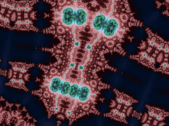 absolute imaginary julia set rendering 4
