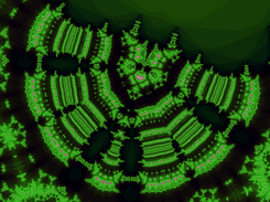 absolute imaginary julia set rendering 3