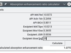Absorption Enhancement Predictor Screenshot 1