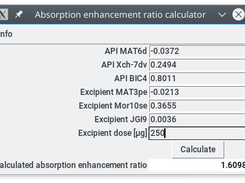 Absorption Enhancement Predictor Screenshot 2