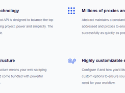 Abstract Web Scraping API Screenshot 1